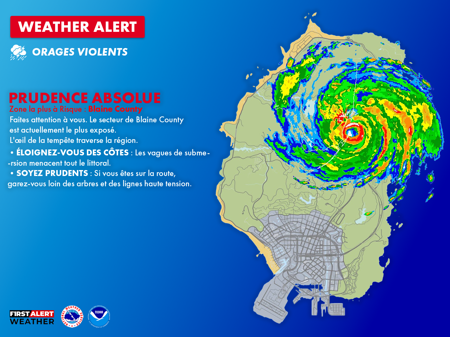 FLASH INFO : UNE TEMPÊTE ARRIVE